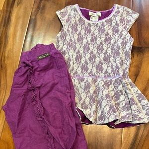 Matilda Jane Poet Peplum Set Size 6 EUC Vintage Set